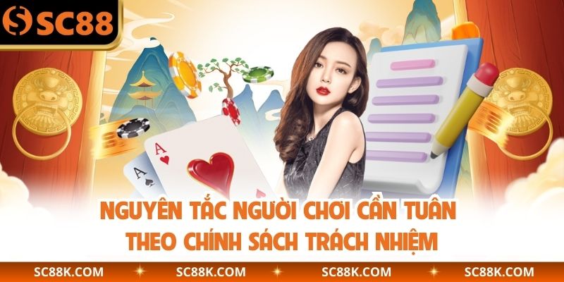 Nguyên tắc người chơi cần tuân theo chính sách trách nhiệm